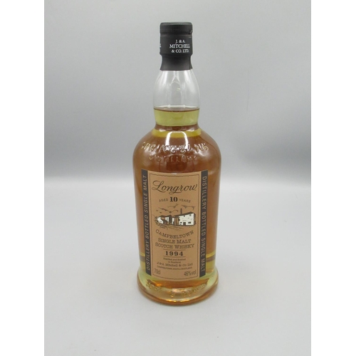 825 - Longrow 1994 10 year old Single Malt Scotch Whisky, 46%vol 70cl