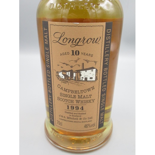 825 - Longrow 1994 10 year old Single Malt Scotch Whisky, 46%vol 70cl