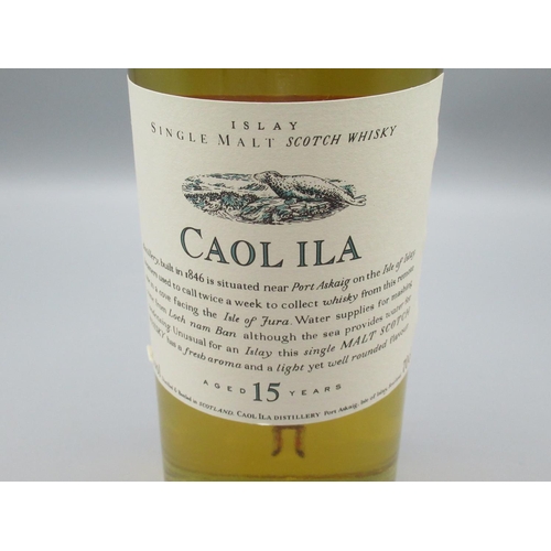 826 - Caol Ila 15 year old, Islay Single Malt Scotch Whisky, 43%vol 70cl