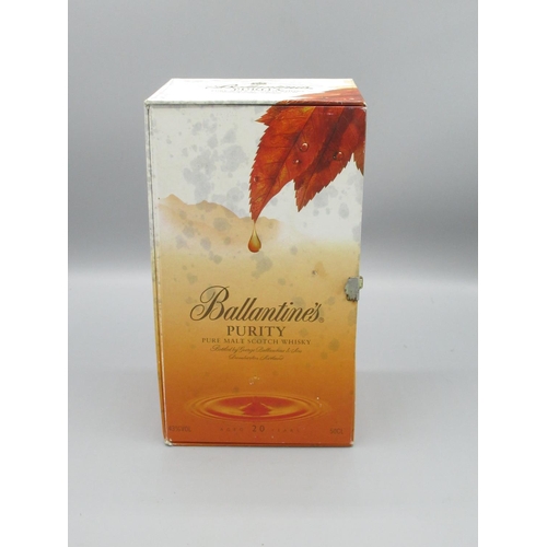 827 - Ballantines Purity 20 year old Pure Malt Scotch Whisky, 43%vol 50cl