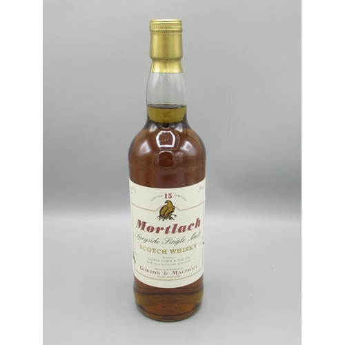 833 - Gordon & MacPhail Mortlach 15 year old Speyside Single Malt Whisky, 43%vol 70cl