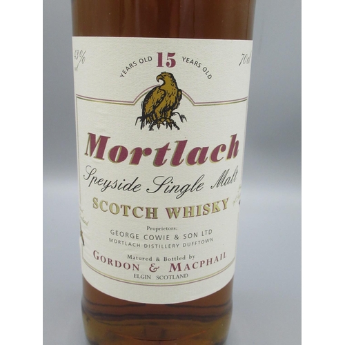 833 - Gordon & MacPhail Mortlach 15 year old Speyside Single Malt Whisky, 43%vol 70cl