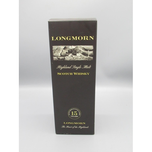 834 - Longmorn 15 year old Highland Single Malt Scotch Whisky, 45%vol 700ml