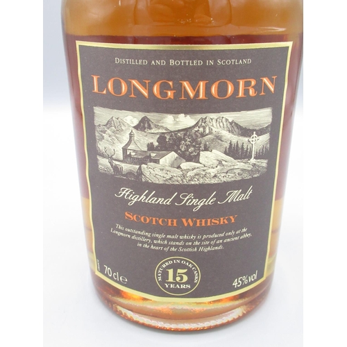 834 - Longmorn 15 year old Highland Single Malt Scotch Whisky, 45%vol 700ml