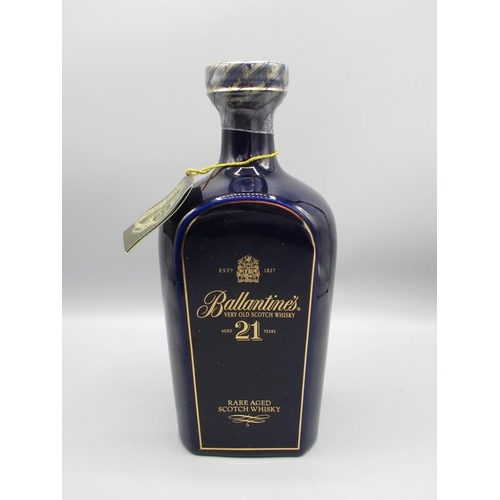 835 - Two Ballantines 21 year old Rare Aged Scotch Whisky, 43%vol 70cl