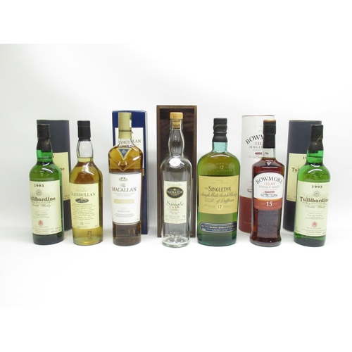 840 - Tullibardine 1993 Single Highland Scotch Whisky 40%vol 70cl (x2) The Singleton of Dufftown 12 year o... 