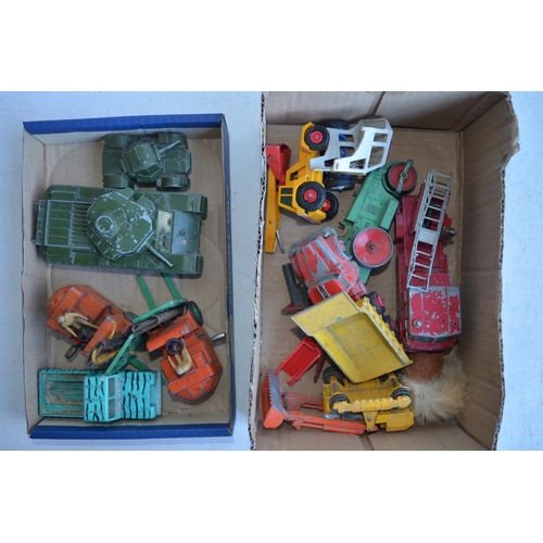 99 - Collection of vintage toys to include a plastic Mettoy friction powered Glasgow bus model (in workin... 