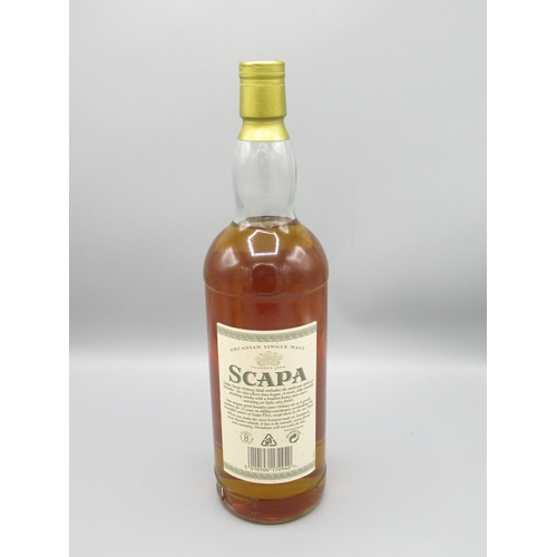 832A - Scapa 12 year old Single Orkney Malt Scotch Whiskey 40%vol 1 Litre