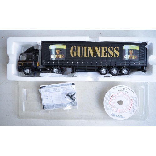 69 - Three boxed 1/50 scale limited edition Corgi Guinness diecast truck models to include 76403 Scania C... 