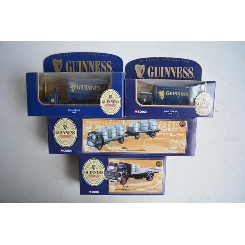 70 - Nine boxed 1/50 scale Corgi Guinness truck models to include 7 limited edition sets (please refer to... 