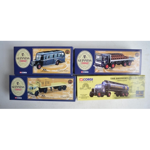 70 - Nine boxed 1/50 scale Corgi Guinness truck models to include 7 limited edition sets (please refer to... 