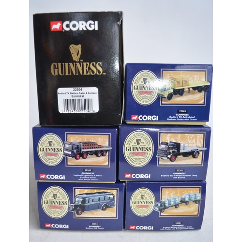 70 - Nine boxed 1/50 scale Corgi Guinness truck models to include 7 limited edition sets (please refer to... 