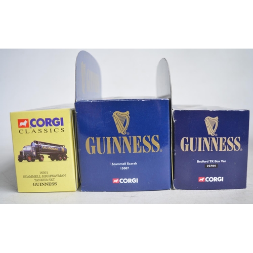 70 - Nine boxed 1/50 scale Corgi Guinness truck models to include 7 limited edition sets (please refer to... 