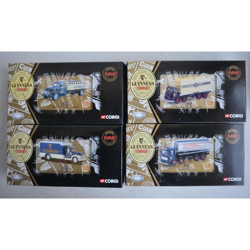 71 - Eight boxed 1/50 scale and 1 x 1/43 scale limited edition Corgi Guinness truck models to include 507... 