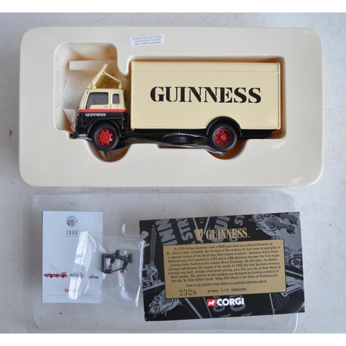 71 - Eight boxed 1/50 scale and 1 x 1/43 scale limited edition Corgi Guinness truck models to include 507... 