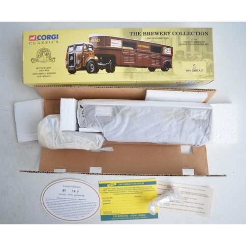 72 - Seven boxed 1/50 scale limited edition diecast Corgi brewers related truck models to include 27701 W... 