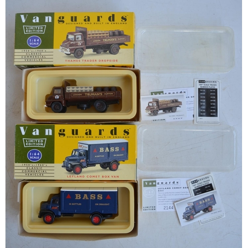 77 - Ten boxed Lledo Vanguards British brewers related diecast models to include 9x 1/64 1950's-1960's Cl... 