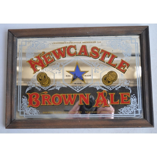 86 - Collection of brewing related ephemera to include Theakston and Newcastle Brown Ale mirrors (Theakst... 