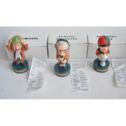 88 - 3x Guinness Pocket Pundit and 4 John Smith's speaking figurine caricatures, all boxed. (7)