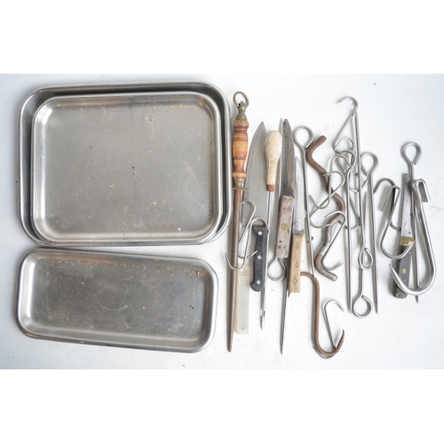 100 - Extensive collection of butchery equipment, vintage and more modern