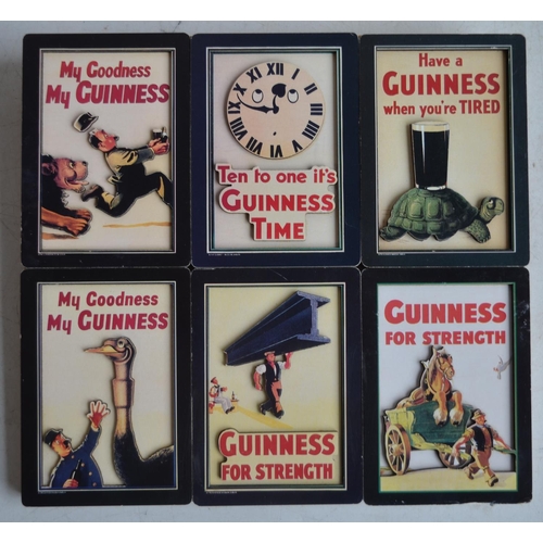 98 - Collection of Guinness related ceramics to include a Minton ashtray, salt and pepper shakers, 4 offi... 