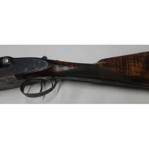 240B - Cased James Purdey & Sons 12 bore side by side side-lock ejector shotgun with 29 inch barrels, choke... 