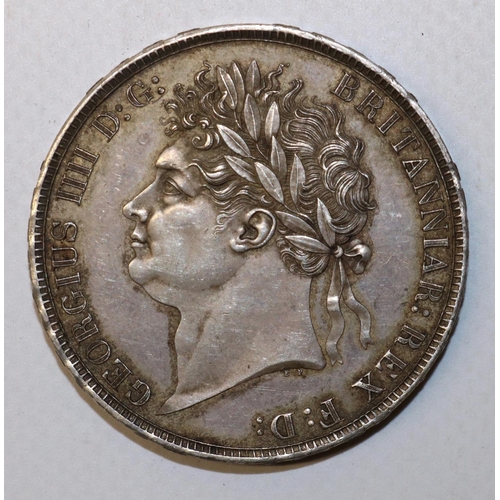 1298 - George IV silver crown 1821