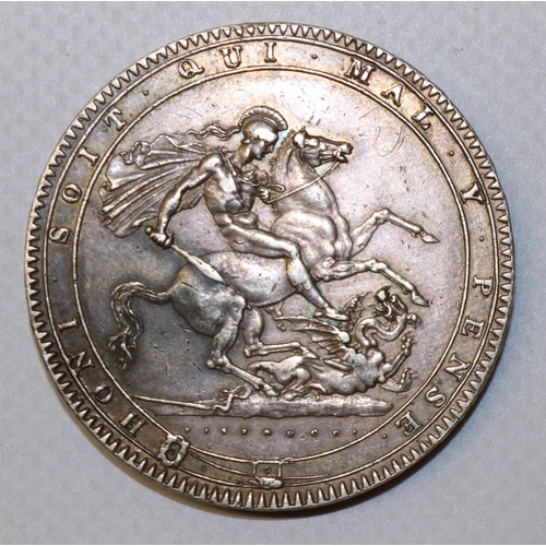 1299 - George III 1819 silver crown