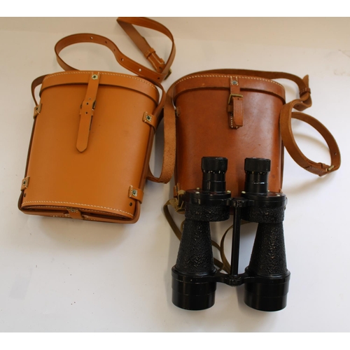 186 - WWII period Ross of London Bino Prism no. 5 Mk IV 7x50 binoculars marked with broad arrow and 1940 d... 