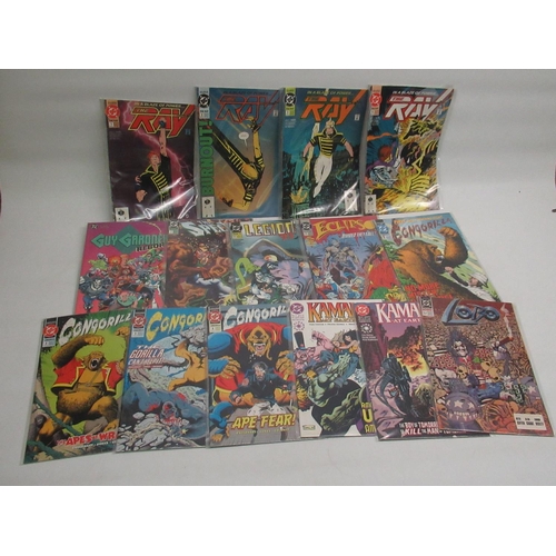 387 - DC - The Ray 'In A Blaze of Power' #1, 2, 3, 4, Guy Gardner Reborn Book 1, Eclipso #13 & 18, The Spe... 