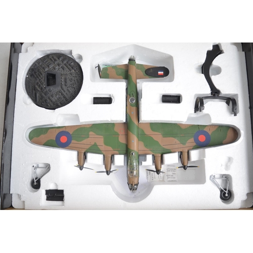 117 - Two Corgi Aviation Archive 1/72 scale diecast heavy bomber models, both damaged for spares/repairs t... 