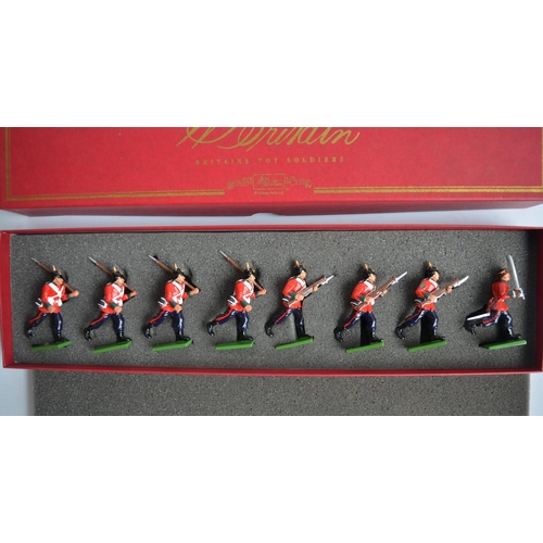 138 - Collection of W Britain's and other 1/32 scale cast metal toy soldiers to include 00131 Durham Light... 