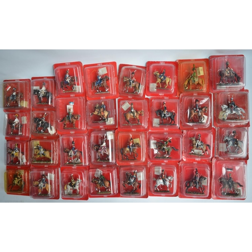 145 - Del Prado complete Cavalry Of The Napoleonic Wars magazines and unopened cast metal painted figures ... 