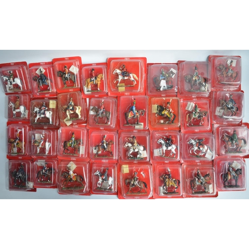 145 - Del Prado complete Cavalry Of The Napoleonic Wars magazines and unopened cast metal painted figures ... 