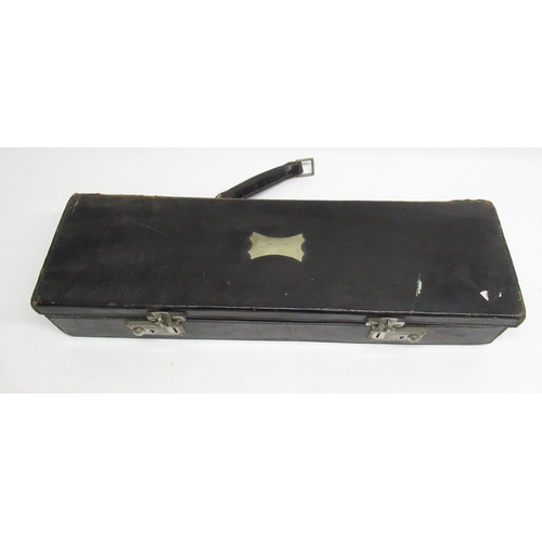 303 - Hawkes & Son Excelsior Sonorous Oboe, in original Hawkes & Son leather carry case