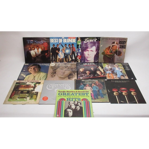 318 - Collection of rock & pop LPs inc. Cream, Led Zeppelin, ABBA, Deep Purple, Status Quo, etc. (approx. ... 