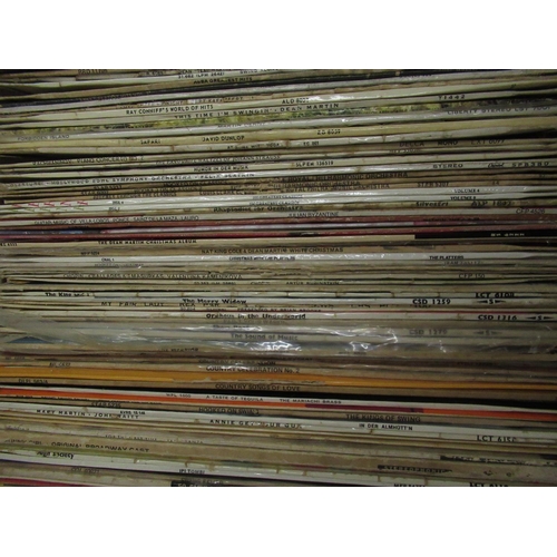 323 - Large collection of vinyl LPs, mostly UK and South Africa pressings inc. Tom Jones, Frankie Laine, M... 