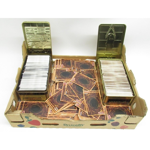 342 - Large collection of Yu-Gi-Ho! cards inc. 2 metal Yu-Gi-Ho! card tins, some marked 1st Edition some f... 