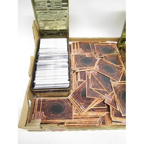 342 - Large collection of Yu-Gi-Ho! cards inc. 2 metal Yu-Gi-Ho! card tins, some marked 1st Edition some f... 