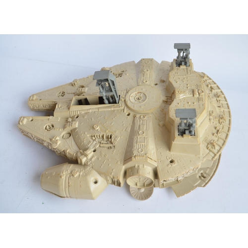 161 - Collection of Star Wars toys to include Kenner Millennium Falcon, AT-AT (A/F, missing front legs) et... 