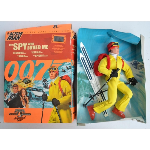 162 - Collection of Action Man vehicles, a Stealth Jet, 2 accessory boxes (empty), The Spy Who Loved Me ac... 