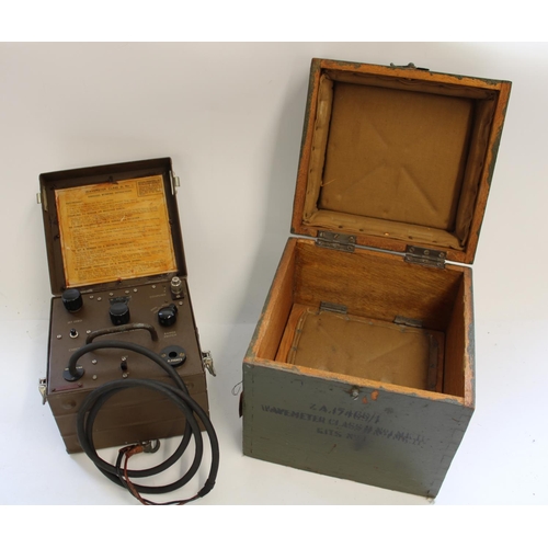 950 - WWII period British Army Wavemeter Class D No.1 MK II used to pre-set Wireless set no.22