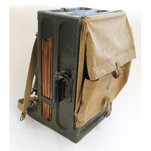 1021 - WWII period British Army manpack Wireless Set no. 18 Mk III transceiver