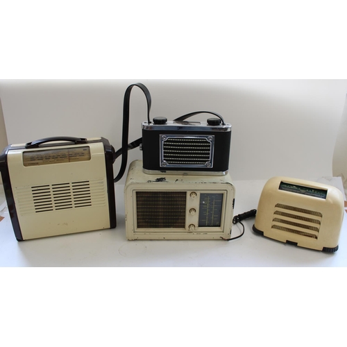 1028 - c1950 Romac Radio Corps. portable 'handbag' radio, Ferranti 505 tabletop radio, KB FB10 toaster radi... 