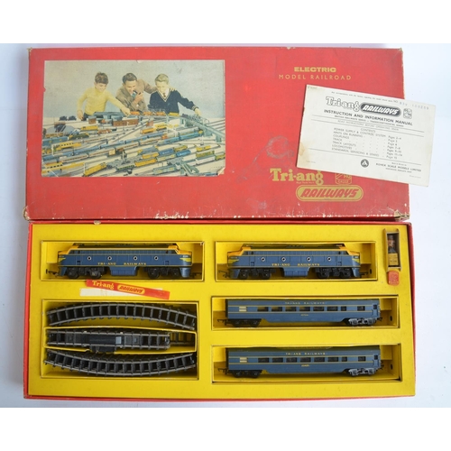 176 - Three boxed OO/HO gauge electric train sets to include Lima Inter-City 125 set, Tri-ang RAX with Pri... 