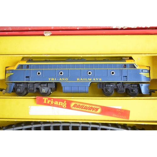 176 - Three boxed OO/HO gauge electric train sets to include Lima Inter-City 125 set, Tri-ang RAX with Pri... 