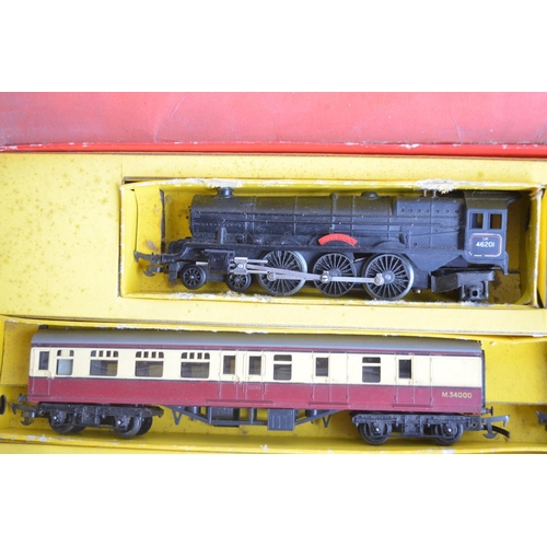 176 - Three boxed OO/HO gauge electric train sets to include Lima Inter-City 125 set, Tri-ang RAX with Pri... 