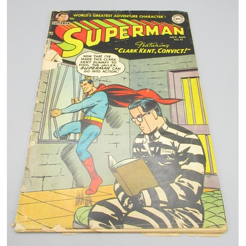 352 - DC Golden Age - Superman #83 July - Aug. 1953 'featuring Clark Kent Convict!' a/f