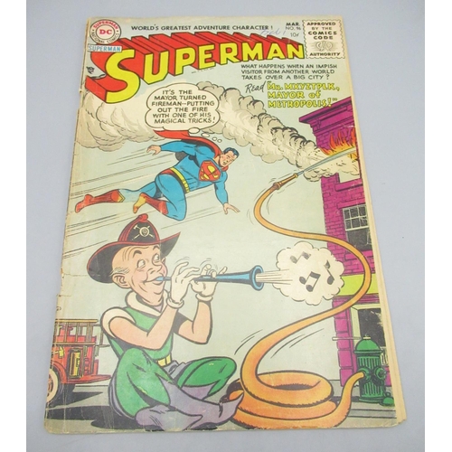 355 - DC Golden Age - Superman #96 March 1955 'Mr. Mxyztplk Mayor of Metropolis!' a/f