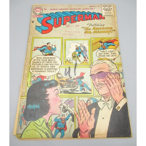 356 - DC Golden Age - Superman #97 May 1955 'featuring The Amazing Mr. Memory!' a/f